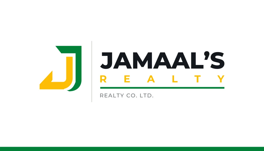 Jamaal's Realty business card, front